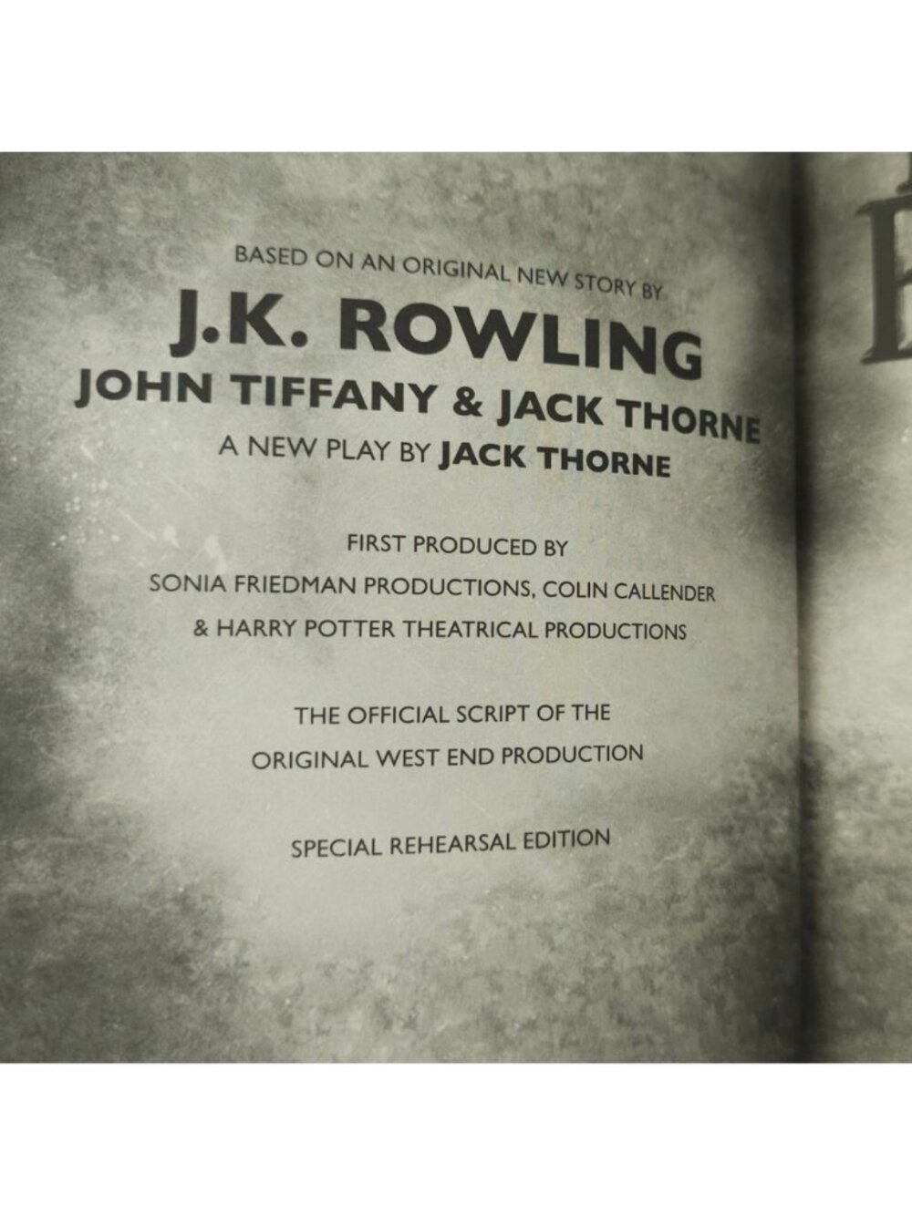 Harry Potter Cursed Child Book Special Rehearsal Edition Script J.K. Rowling HC - Picture 15 of 16